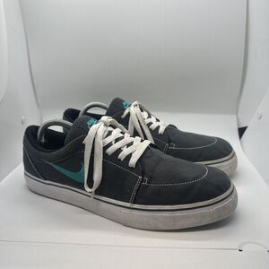 Nike SB Satire Canvas Skate Shoes Blue Turquoise 555380-030 US Men’s Size 11
